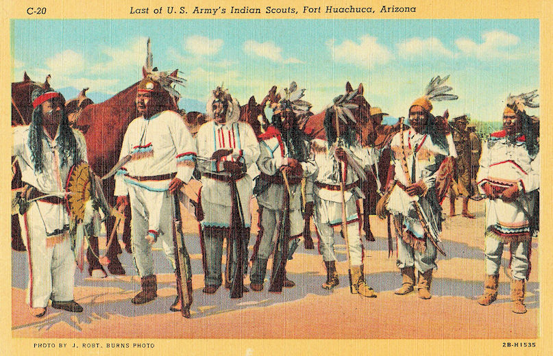 Last of U.S. Army's Indian Scouts, Ft. Huachuca AZ